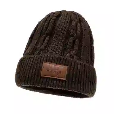 山一丸 保暖加厚防风护耳冬季 腈纶 绒线帽 男女同款情侣款