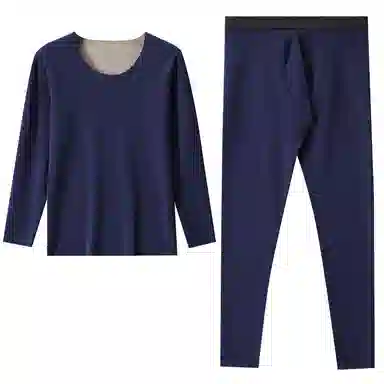 恒源祥 发热加厚无痕打底保暖套装 男款