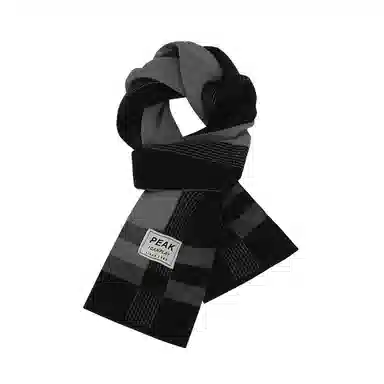 匹克 轻盈无感  穿戴舒适 聚酯纤维 绒线围巾 男款