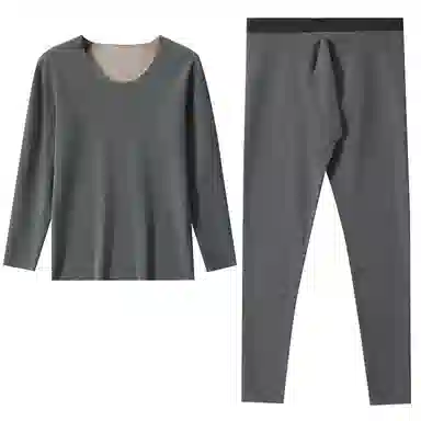 恒源祥 发热加厚无痕打底保暖套装 男款