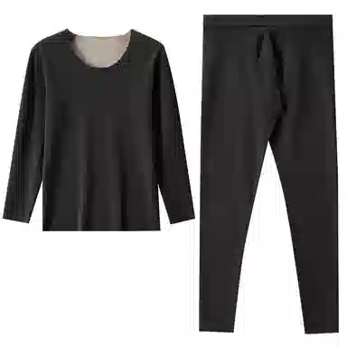 恒源祥 发热加厚无痕打底保暖套装 男款