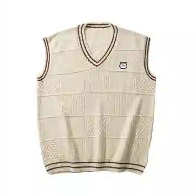 Wuhuangmao Academy V-Neck Sweater Vest