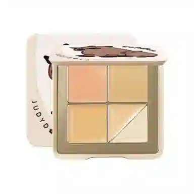 橘朵 五色遮瑕盘面部高光膏 新手学生遮盖痘印泪沟黑眼圈柔滑服帖