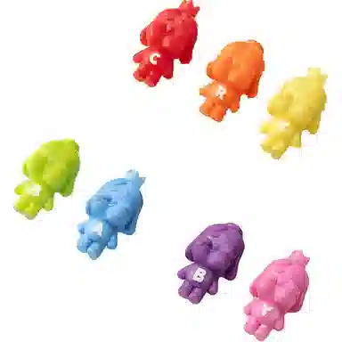POP MART Crybaby Mini Rainbow Series Set