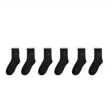 棉基因 加厚运动透气防臭中筒袜 女款 组合装