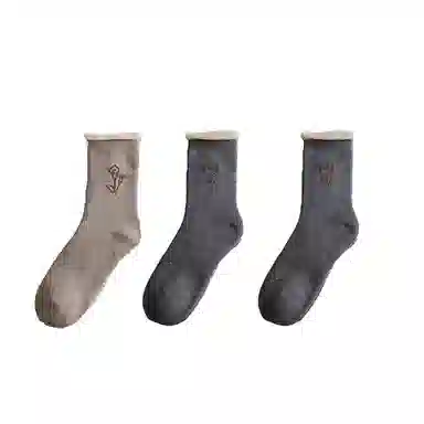 棉基因 加厚运动透气防臭中筒袜 女款 组合装