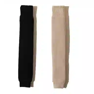 棉基因 保暖加厚护膝外穿瘦腿时尚毛圈日系学院风过膝袜 女款 组合装