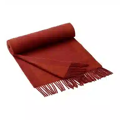 山一丸 新款韩版秋冬季渐变简约时尚保暖 绒线围巾 男女同款情侣款