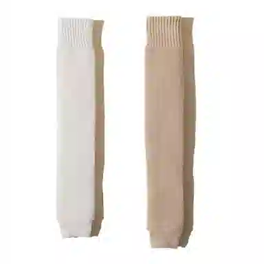 棉基因 保暖加厚护膝外穿瘦腿时尚毛圈日系学院风过膝袜 女款 组合装