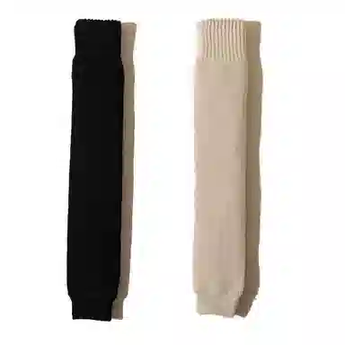 棉基因 保暖加厚护膝外穿瘦腿时尚毛圈日系学院风过膝袜 女款 组合装