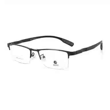 康视顿 商务半框 纯钛注塑钛材 眉毛框/眉线框 光学镜架  男款