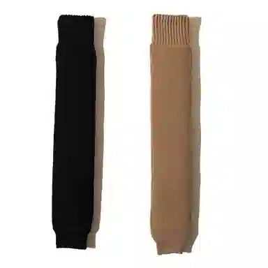 棉基因 加厚保暖护膝长筒外穿瘦腿时尚毛圈日系学院风过膝袜 女款 组合装