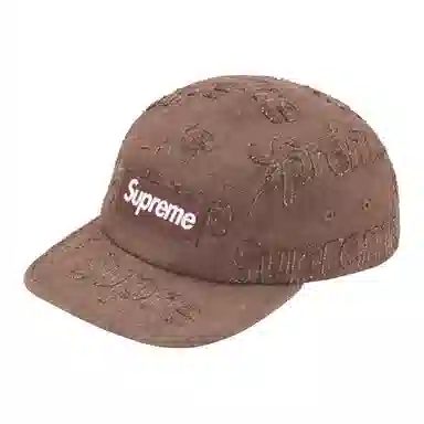 Supreme FW24 WEEK 9 Lasered Denim Camp Cap -