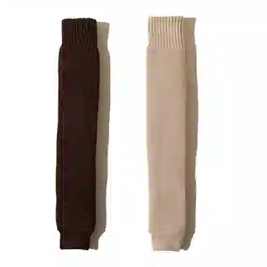 棉基因 加厚保暖护膝长筒外穿瘦腿时尚毛圈日系学院风过膝袜 女款 组合装