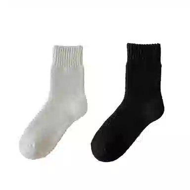 棉基因 抗寒加厚毛圈保暖毛巾防寒中筒袜 男款 组合装