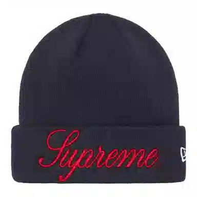 Supreme FW24 WEEK 9 New Era Script Beanie -
