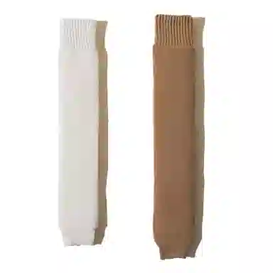 棉基因 加厚保暖护膝长筒袜外穿瘦腿时尚毛圈日系学院风过膝袜 女款 组合装