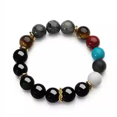 周帝王 【原创黑神话悟空五行珠】国潮新中式国风佛珠招财纳福转运珠平安喜乐前程似锦财源滚滚礼盒 檀木 手串 男女同款情侣款