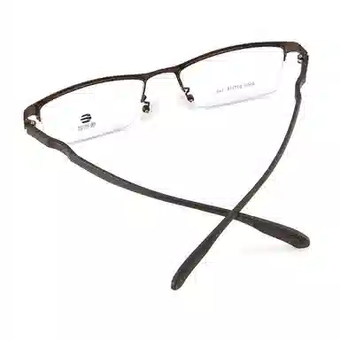 康视顿 商务半框 纯钛注塑钛材 眉毛框/眉线框 光学镜架  男款