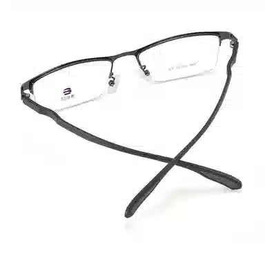 康视顿 商务半框 纯钛注塑钛材 眉毛框/眉线框 光学镜架  男款