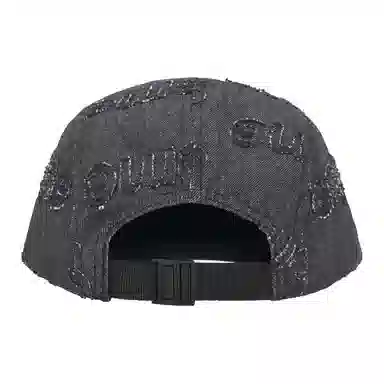 Supreme FW24 WEEK 9 Lasered Denim Camp Cap -