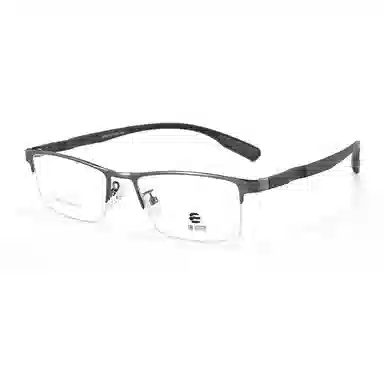 康视顿 商务半框 纯钛注塑钛材 眉毛框/眉线框 光学镜架  男款