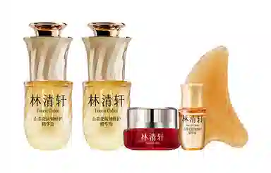 林清轩 山茶花精华护肤套装 舒缓提亮修护 五件套