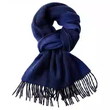 山一丸 新款韩版秋冬季渐变简约时尚保暖 绒线围巾 男女同款情侣款