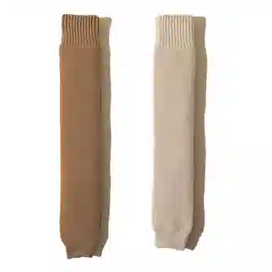 棉基因 加厚保暖护膝长筒袜外穿瘦腿时尚毛圈日系学院风过膝袜 女款 组合装