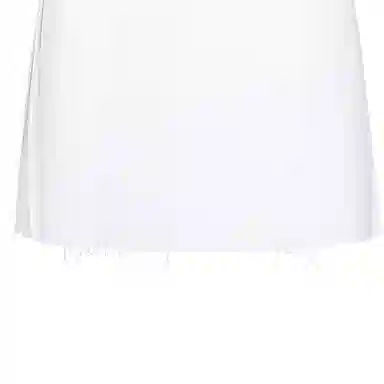 Miu Miu Pleated Skirt White