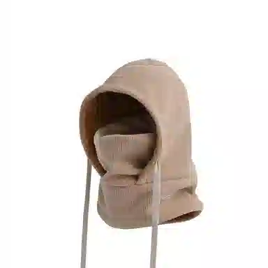 云见森知 骑行防风保暖面罩头盔内胆一体滑雪头套 聚酯纤维 绒线帽 男女同款情侣款