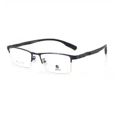 康视顿 商务半框 纯钛注塑钛材 眉毛框/眉线框 光学镜架  男款