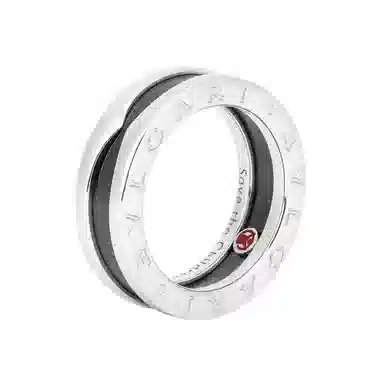 BVLGARI Save the Children Silver Black Ring