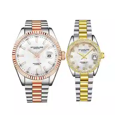 STUHRLING 42mm 3935.6+3936.3