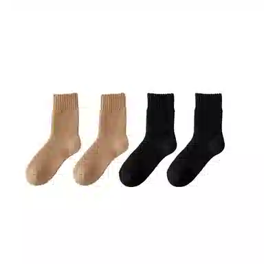 棉基因 抗寒加厚毛圈保暖毛巾防寒中筒袜 男款 组合装