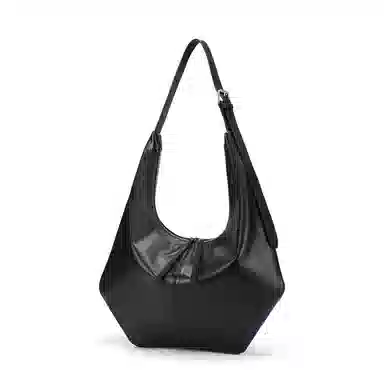 红蜻蜓 时尚简约 牛剖层皮革 腋下包单肩包 女款 黑色/咖啡色