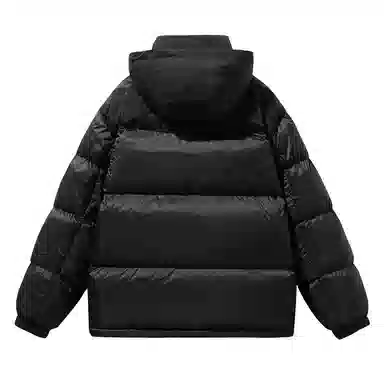 啄木鸟 纯色保暖连帽宽松面包棉服 男女同款