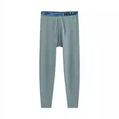 贴身领域 加厚加绒打底纯色长裤保暖裤 男款