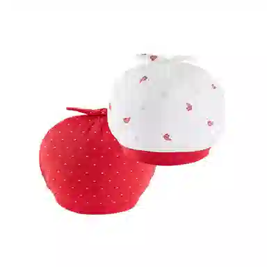 英氏 婴儿宝宝印花外出休闲 棉 圆顶帽 儿童款