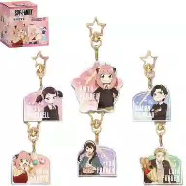 谷娘 间谍过家家亚克力星光挂饰周边阿尼亚 谷圈挂件