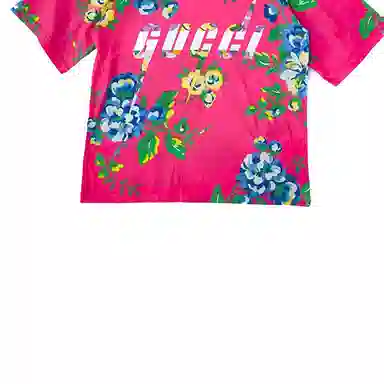 GUCCI Floral Print T-Shirt