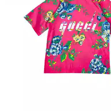 GUCCI Floral Print T-Shirt