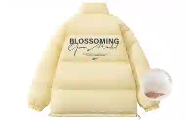 Warrior Basic Retro Lettering Cotton Jacket