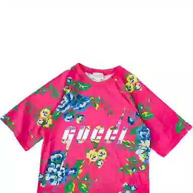 GUCCI Floral Print T-Shirt