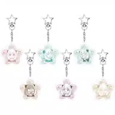 谷娘 间谍过家家角色 亚克力阿尼亚表情星星系列 谷圈挂件