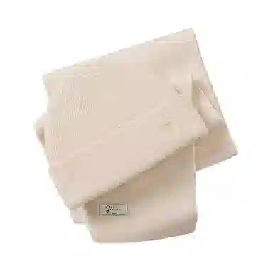 玖慕 毛绒两件套装秋冬女朋友生日送礼保暖精致礼盒 绵羊毛 绒线围巾 女款