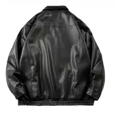 玉儿恋 宽松翻领拉链棉服 男款