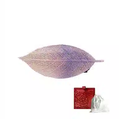 CHIMERA Embroidered Leaf Hair Clip