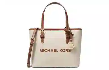MICHAEL KORS MK Jet Set Travel Logo Tote