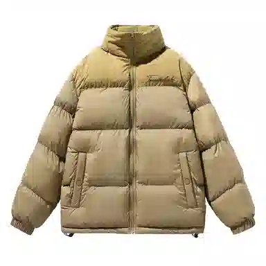 啄木鸟 纯色保暖连帽宽松面包棉服 男女同款